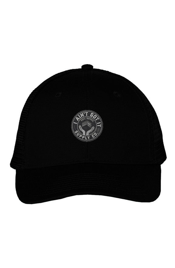 Mesh-Back Twill Trucker Cap