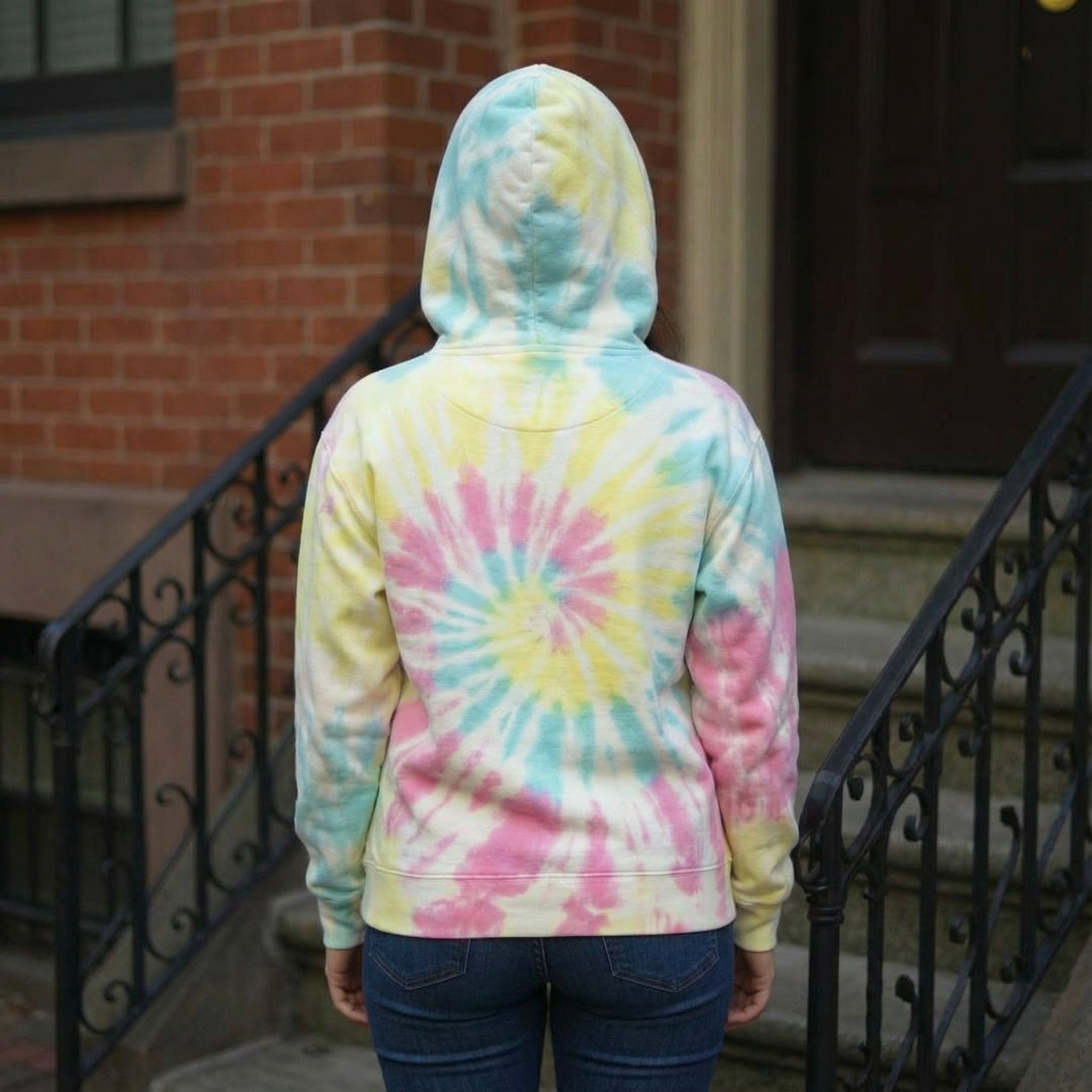 Rugrats Themed-Success Junkie Tie-Dye Hoodie