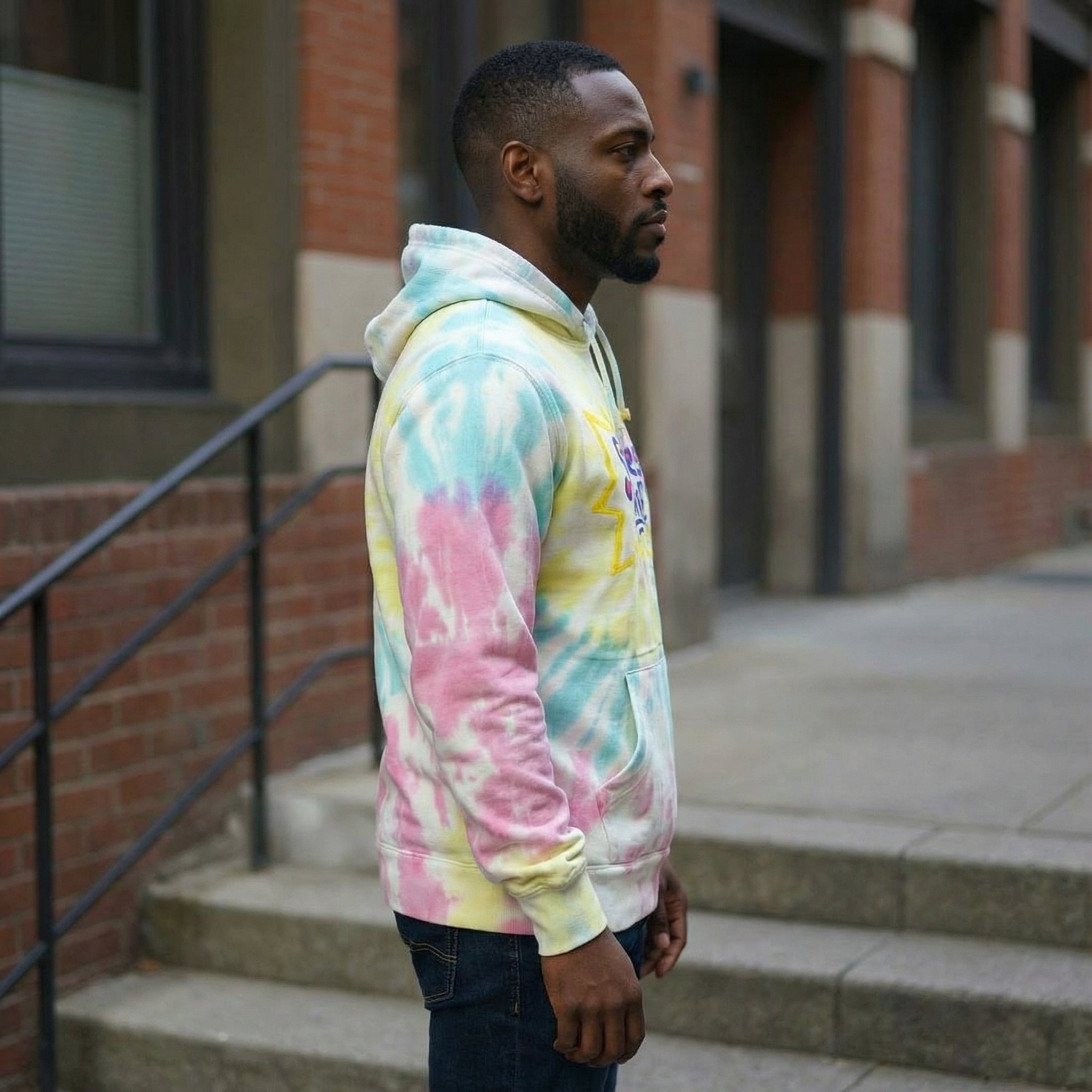 Rugrats Themed-Success Junkie Tie-Dye Hoodie
